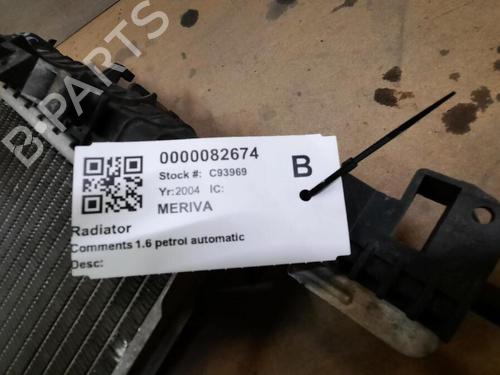Water radiator VAUXHALL MERIVA A (X03) 1.6 i 16V | BP29647859M31 