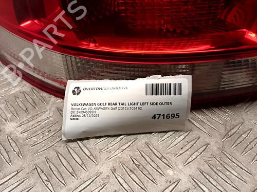 Left taillight VW GOLF VI (5K1) 1.6 MultiFuel | BP30825486C34