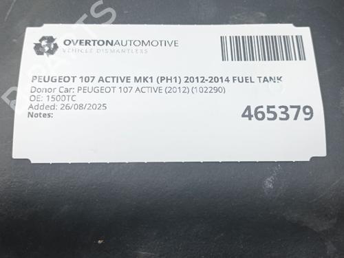 Fuel tank PEUGEOT 107 (PM_, PN_) 1.0 | BP29684242C62 