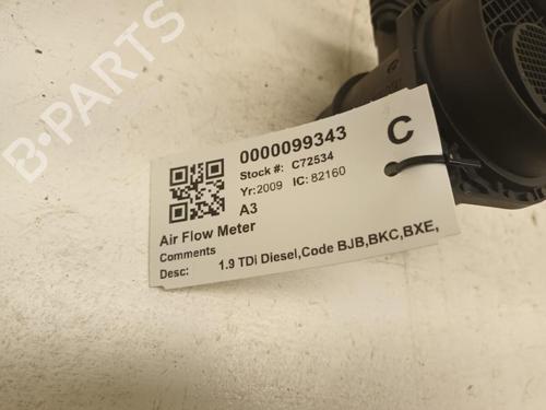 Mass air flow sensor AUDI A3 Sportback (8PA) 1.8 FSI | BP29648131M95 