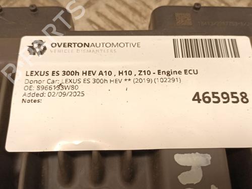 Engine control unit (ECU) LEXUS ES (_Z10_, _A10_, _H10_) 300h (AXZH10, AXZH11) | BP29684610M57