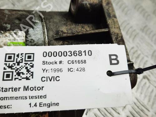 Startmotor HONDA CIVIC VI Hatchback (EJ, EK) 1.4 i S (EJ9) | BP29646524M8 