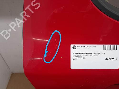 Right rear door SKODA FABIA II (542) 1.2 | BP29681654C5 