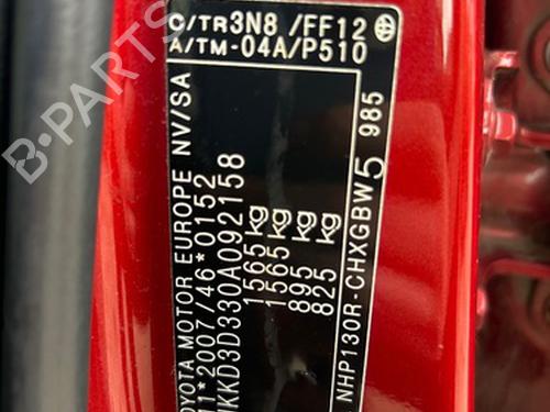 Wheel arch TOYOTA YARIS (_P13_) 1.5 Hybrid (NHP130_, NHP130) | BP29683388C56 