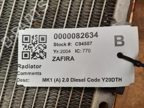 Radiateur à eau VAUXHALL ZAFIRA A (T98) 2.0 DTI 16V | BP29647857M31 