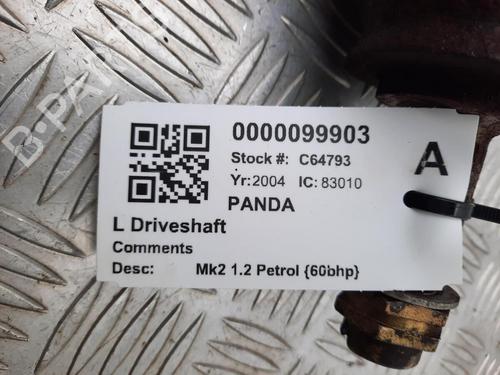 Left front driveshaft FIAT PANDA (169_) 1.2 (169AXF2A, 169AXF1A) | BP29648148M38