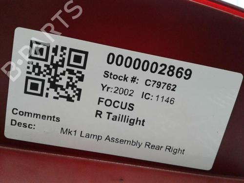 Right taillight FORD FOCUS I Turnier (DNW) 1.8 16V | BP29645334C35 