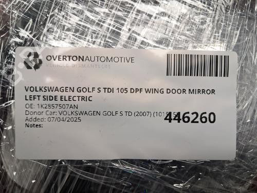 Left mirror VW GOLF V Variant (1K5) 1.9 TDI | BP29674638C26 