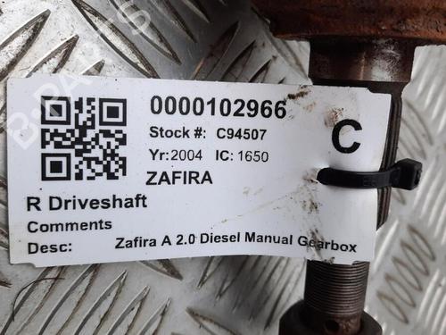 Antriebswelle rechts vorne VAUXHALL ZAFIRA A (T98) 2.0 DTI 16V | BP29648217M39 