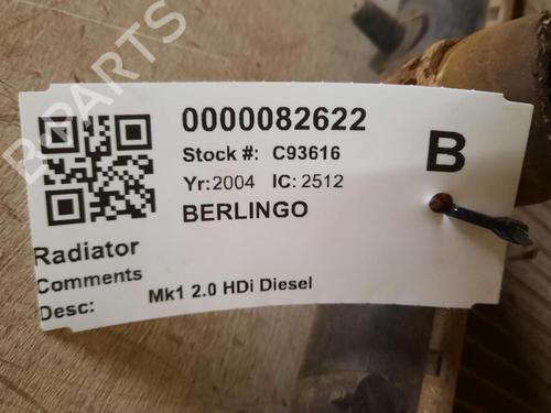 Water radiator CITROËN BERLINGO / BERLINGO FIRST MPV (MF_, GJK_, GFK_) 2.0 HDI 90 (MFRHY) | BP29647854M31