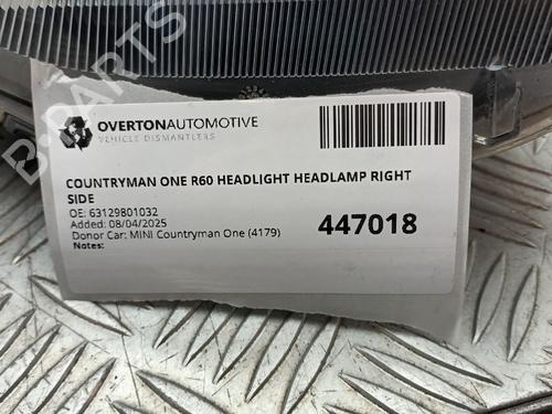 Right headlight MINI MINI (R56) Cooper | BP29675108C29