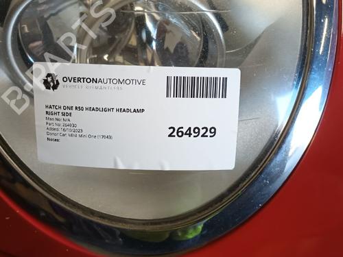 Scheinwerfer rechts MINI MINI (R50, R53) One | BP29652576C29