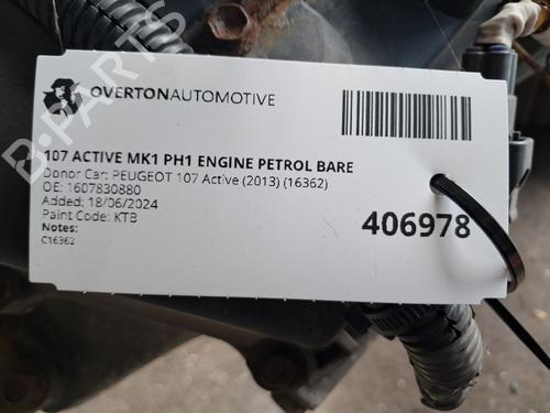 Engine PEUGEOT 107 (PM_, PN_) 1.0 | BP29662216M1