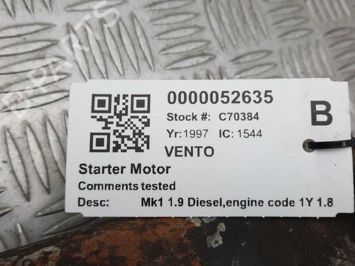 Starter VW VENTO (1H2) 1.9 TDI | BP29647066M8 