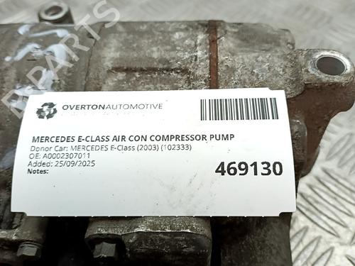 AC compressor MERCEDES-BENZ E-CLASS (W211) E 200 CDI (211.004) | BP29686630M34 