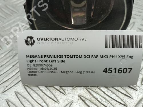 Left front fog light RENAULT MEGANE III Hatchback (BZ0/1_, B3_) 1.5 dCi (BZ09, BZ0D, BZ1W, BZ29, BZ14) | BP29677608C30 