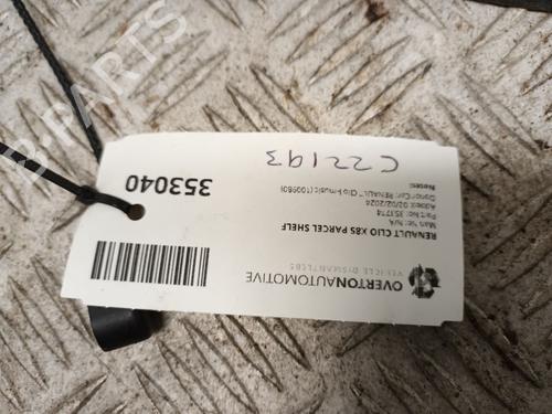 Rear parcel shelf RENAULT CLIO III (BR0/1, CR0/1) 1.2 16V (BR02, BR0J, BR11, CR02, CR0J, CR11) | BP29657499C85 