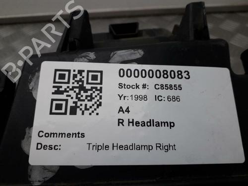 Right headlight AUDI A4 B5 (8D2) 2.4 | BP29645752C29 