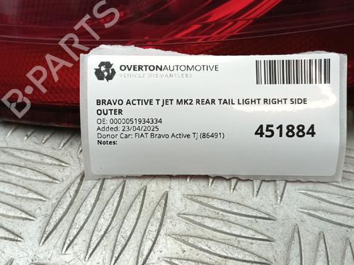 Right taillight FIAT BRAVO II (198_) 1.4 T-Jet (198AXF1B) | BP29677748C35 