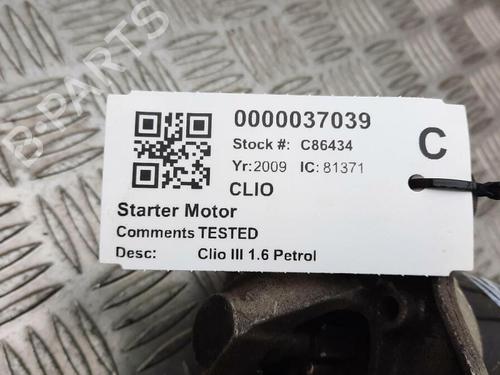 Starter RENAULT CLIO III (BR0/1, CR0/1) 1.6 16V GT (BR10, CR10) | BP29646528M8 