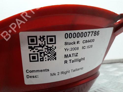 Right taillight CHEVROLET MATIZ (M200, M250) 0.8 | BP29645722C35 