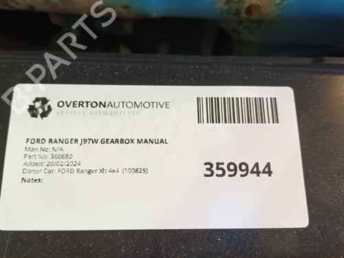 Used Gearbox FORD RANGER (ET) 2.5 TDCi 4x4 (143 hp) 29658037