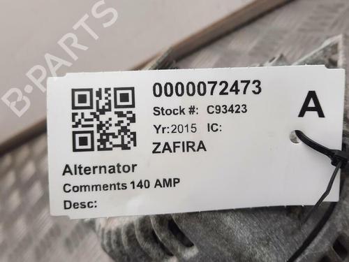Alternator VAUXHALL ZAFIRA Mk III (P12) 1.6 CDTi (75) | BP29647720M7 