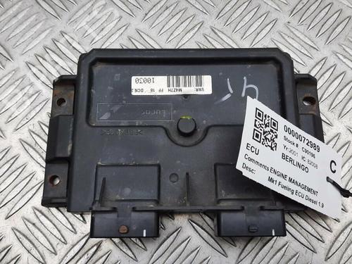 Motorstyringsenhet CITROËN BERLINGO / BERLINGO FIRST Box Body/MPV (M_) 1.9 D 70 (MBWJZ, MCWJZ) (69 hp) 29647625