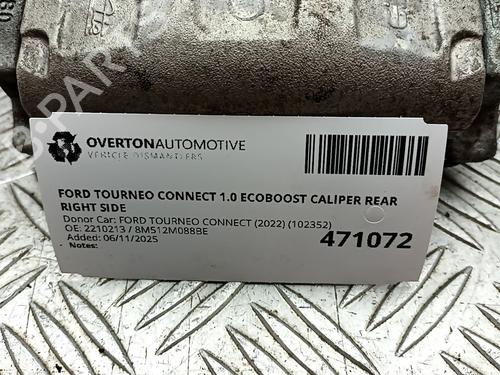 Right rear brake caliper FORD TOURNEO CONNECT / GRAND TOURNEO CONNECT V408 MPV 1.0 EcoBoost | BP30189784M106 