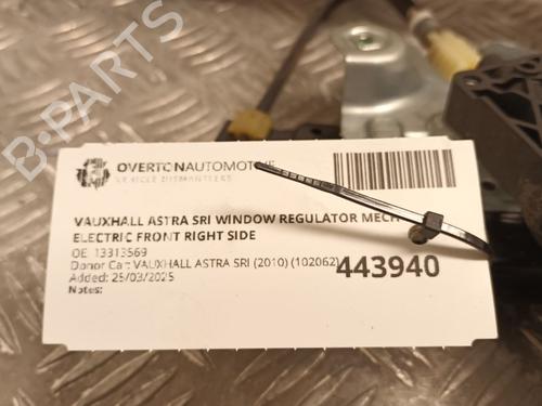 Lève-vitre avant droit VAUXHALL ASTRA Mk VI (J) (P10) 1.6 | BP29673831C23 