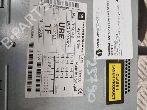 Radio VAUXHALL ANTARA A (L07) 2.0 CDTI 4x4 | BP29687430E6 
