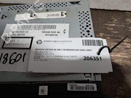 Bilradio NISSAN QASHQAI I (J10, NJ10) 2.0 dCi | BP29650372E6 