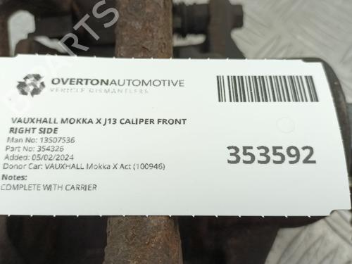 Right front brake caliper VAUXHALL MOKKA / MOKKA X (J13) 1.4 | BP29657573M104