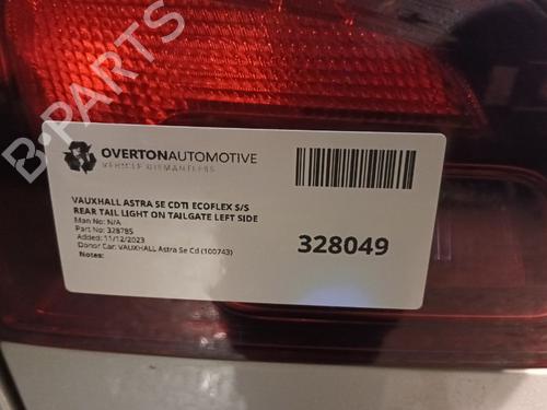 Left taillight VAUXHALL ASTRA Mk VI (J) Estate (P10) 1.7 CDTi | BP29655082C34