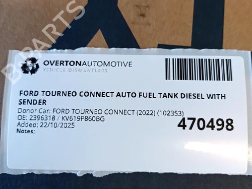 Fuel tank FORD TOURNEO CONNECT / GRAND TOURNEO CONNECT V408 MPV 1.5 EcoBlue | BP29848567C62