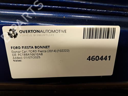 Hood FORD FIESTA VI (CB1, CCN) 1.6 Ti | BP29681173C1