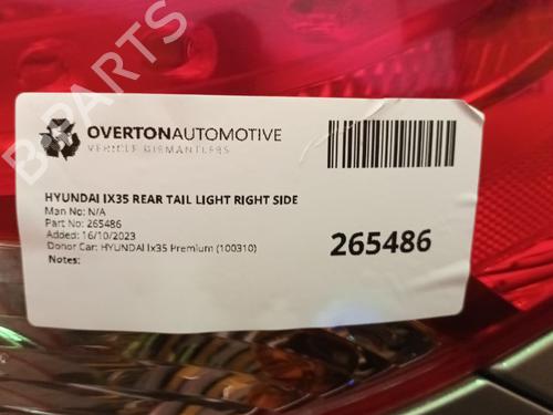 Right taillight HYUNDAI ix35 (LM, EL, ELH) 2.0 CRDi | BP29652673C35