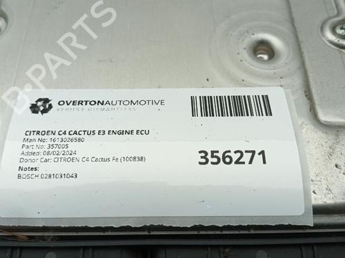 Engine control unit (ECU) CITROËN C4 CACTUS 1.6 BlueHDi 100 | BP29657707M57