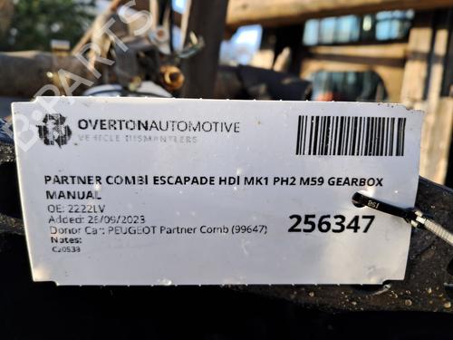 Gearbox PEUGEOT PARTNER MPV (5_, G_) 2.0 HDI | BP29652103M3