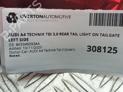 Left taillight AUDI A4 B8 (8K2) 2.0 TDI | BP29653639C34 