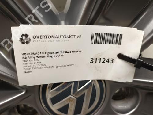 Rim VW PASSAT B8 (3G2, CB2) 1.4 TSI | BP29653774C45