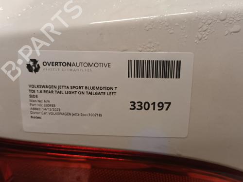 Left taillight VW JETTA IV (162, 163, AV3, AV2) 1.6 TDI | BP29655345C34