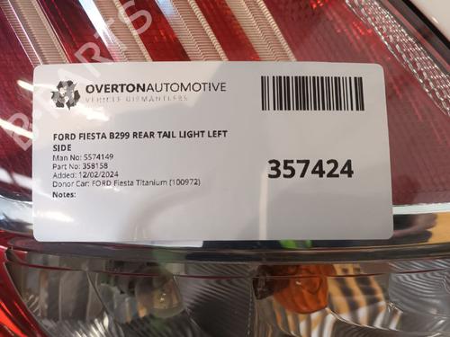 Left taillight FORD FIESTA VI (CB1, CCN) 1.0 EcoBoost | BP29657849C34 