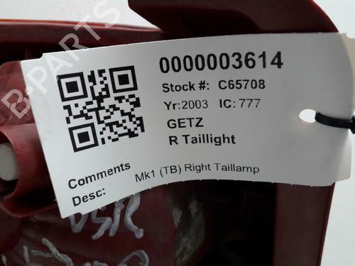 Right taillight HYUNDAI GETZ (TB) 1.1 | BP29645420C35 