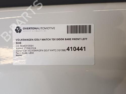 Left front door VW GOLF VI (5K1) 1.6 TDI | BP29662912C2
