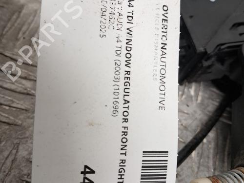 Raammechaniek rechts voor AUDI A4 B6 (8E2) 1.9 TDI | BP29676193C23 