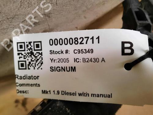 Water radiator VAUXHALL SIGNUM (Z03) 1.9 CDTI | BP29647863M31 