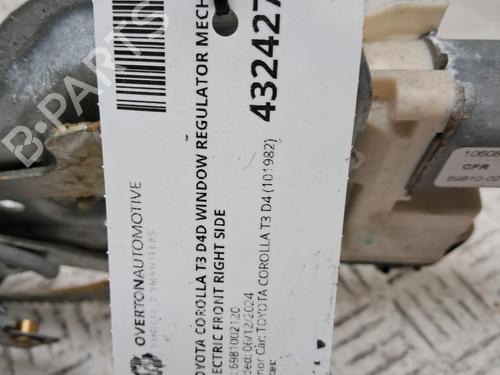 Front right window mechanism TOYOTA COROLLA (_E12_) 2.0 D-4D (CDE120R, CDE120L_) | BP29668849C23 