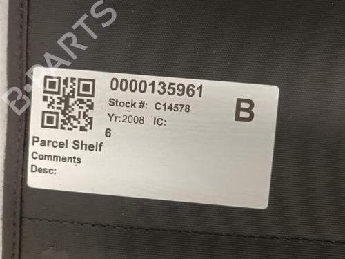 Rear parcel shelf MAZDA 6 Estate (GH) 2.0 MZR (GHEFW, GH10F) | BP29648968C85 