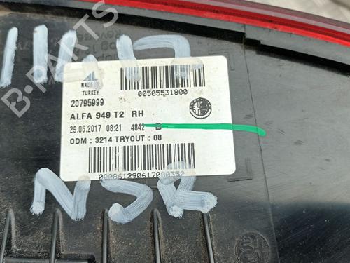 Left taillight ALFA ROMEO STELVIO (949_) 2.2 D Q4 (949.AXB2A) | BP29819370C34 